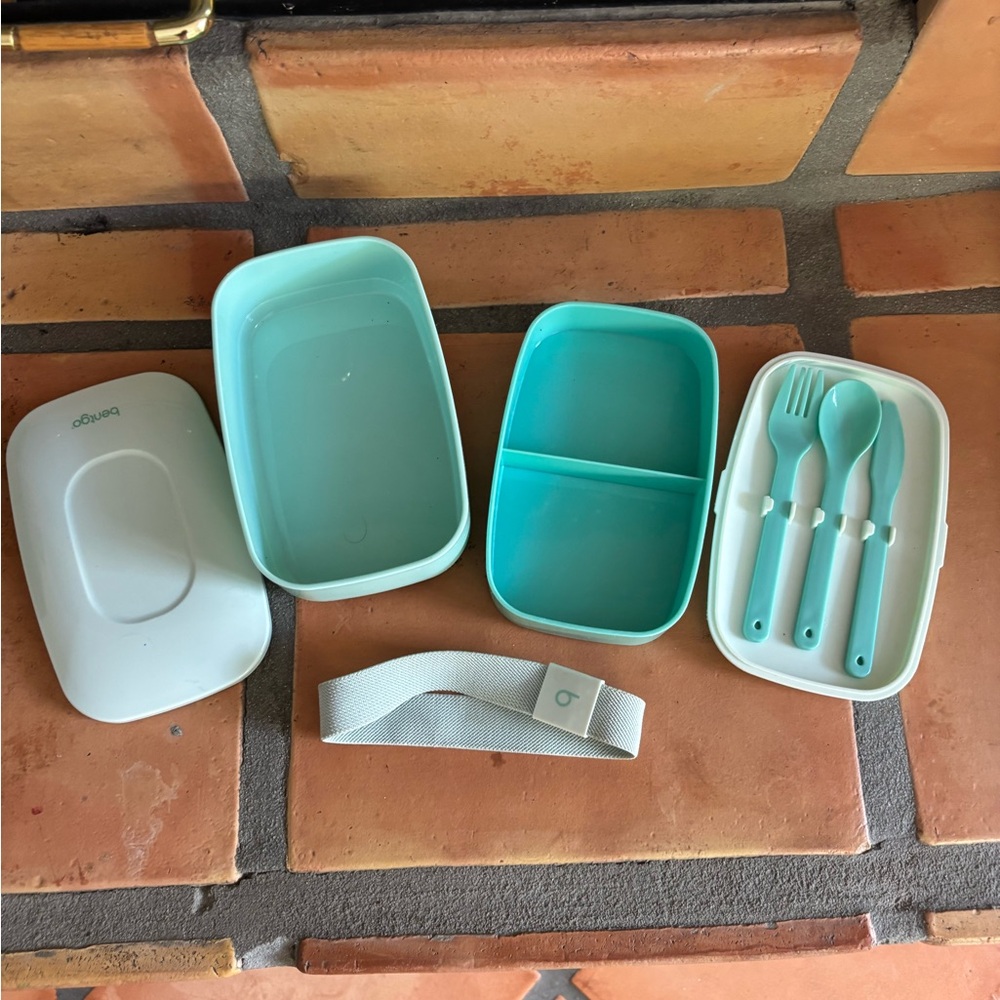 Bentgo Box Lunch Set with Utensils - Mint